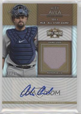 2012 Topps Triple Threads - Unity Autograph Relics - Sepia #TTUAR-3 - Alex Avila /75