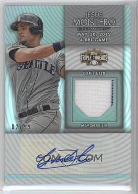 2012 Topps Triple Threads - Unity Autograph Relics #TTUAR-23 - Jesus Montero /99