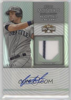 2012 Topps Triple Threads - Unity Autograph Relics #TTUAR-23 - Jesus Montero /99