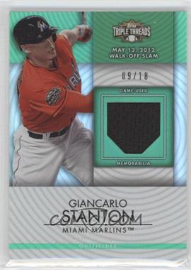 2012 Topps Triple Threads - Unity Relics - Emerald #TTUR-14 - Giancarlo Stanton /18