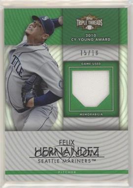 2012 Topps Triple Threads - Unity Relics - Emerald #TTUR-239 - Felix Hernandez /18