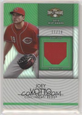 2012 Topps Triple Threads - Unity Relics - Emerald #TTUR-309 - Joey Votto /18