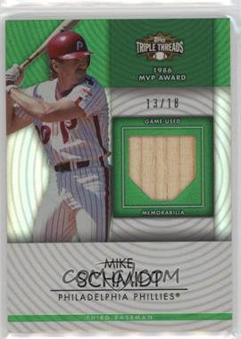 2012 Topps Triple Threads - Unity Relics - Emerald #TTUR-91 - Mike Schmidt /18