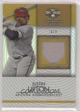 2012 Topps Triple Threads - Unity Relics - Gold #TTUR-105 - Justin Upton /9