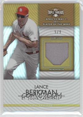 2012 Topps Triple Threads - Unity Relics - Gold #TTUR-174 - Lance Berkman /9