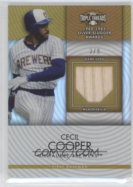 2012 Topps Triple Threads - Unity Relics - Gold #TTUR-250 - Cecil Cooper /9