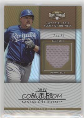 2012 Topps Triple Threads - Unity Relics - Sepia #TTUR-107 - Billy Butler /27