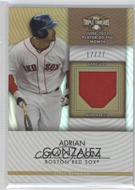 2012 Topps Triple Threads - Unity Relics - Sepia #TTUR-146 - Adrian Gonzalez /27