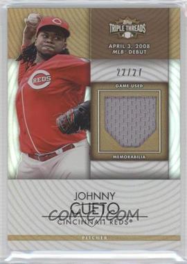 2012 Topps Triple Threads - Unity Relics - Sepia #TTUR-178 - Johnny Cueto /27