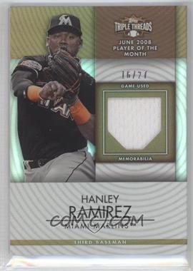 2012 Topps Triple Threads - Unity Relics - Sepia #TTUR-189 - Hanley Ramirez /27