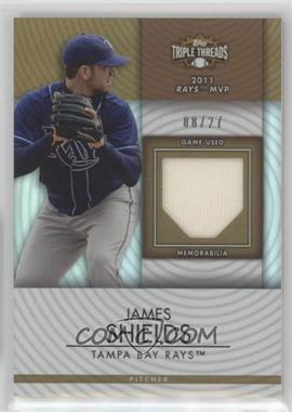 2012 Topps Triple Threads - Unity Relics - Sepia #TTUR-198 - James Shields /27