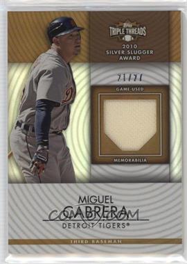 2012 Topps Triple Threads - Unity Relics - Sepia #TTUR-223 - Miguel Cabrera /27