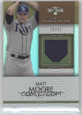 2012 Topps Triple Threads - Unity Relics - Sepia #TTUR-64 - Matt Moore /27