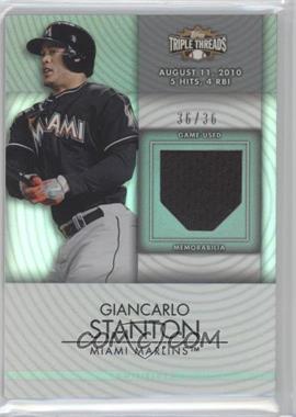 2012 Topps Triple Threads - Unity Relics #TTUR-15 - Giancarlo Stanton /36