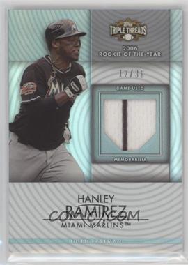 2012 Topps Triple Threads - Unity Relics #TTUR-188 - Hanley Ramirez /36