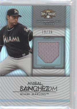 2012 Topps Triple Threads - Unity Relics #TTUR-283 - Anibal Sanchez /36