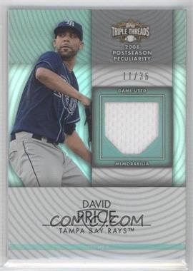 2012 Topps Triple Threads - Unity Relics #TTUR-308 - David Price /36