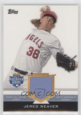 2012 Topps Update Series - All-Star Stitches #AS-JW - Jered Weaver