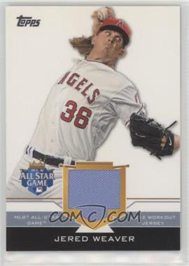 2012 Topps Update Series - All-Star Stitches #AS-JW - Jered Weaver