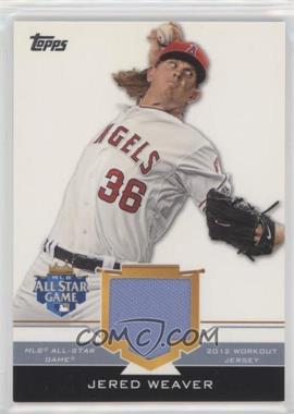 2012 Topps Update Series - All-Star Stitches #AS-JW - Jered Weaver