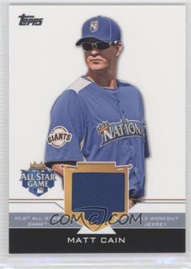 2012 Topps Update Series - All-Star Stitches #AS-MAC - Matt Cain