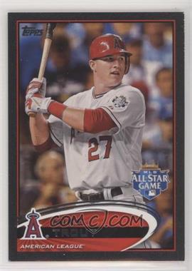 2012 Topps Update Series - [Base] - Black #US144 - Mike Trout /61