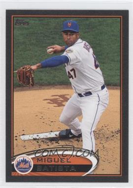 2012 Topps Update Series - [Base] - Black #US77 - Miguel Batista /61