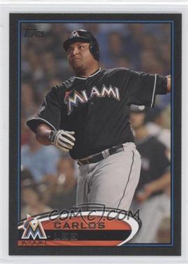 2012 Topps Update Series - [Base] - Black #US83 - Carlos Lee /61