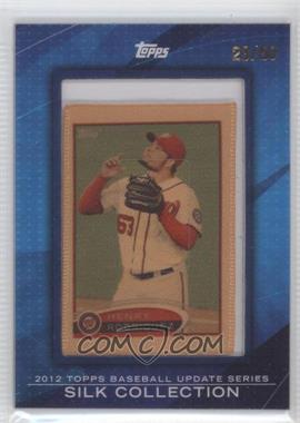 2012 Topps Update Series - [Base] - Framed Silk Collection #_HERO - Henry Rodriguez /50