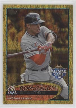 2012 Topps Update Series - [Base] - Gold Sparkle #US129 - All-Star - Giancarlo Stanton
