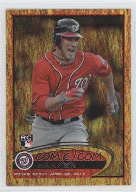 2012 Topps Update Series - [Base] - Gold Sparkle #US183 - Rookie Debut - Bryce Harper