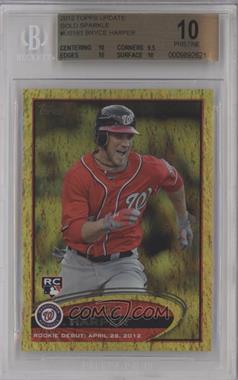 2012 Topps Update Series - [Base] - Gold Sparkle #US183 - Rookie Debut - Bryce Harper [BGS 10 PRISTINE]