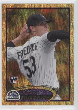 2012 Topps Update Series - [Base] - Gold Sparkle #US20 - Christian Friedrich