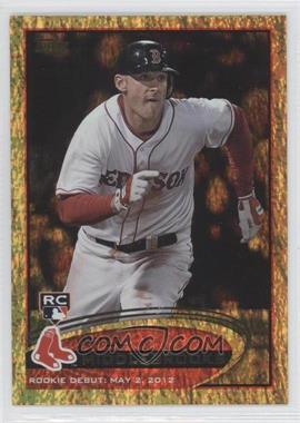 2012 Topps Update Series - [Base] - Gold Sparkle #US265 - Rookie Debut - Will Middlebrooks