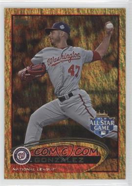 2012 Topps Update Series - [Base] - Gold Sparkle #US326 - All-Star - Gio Gonzalez