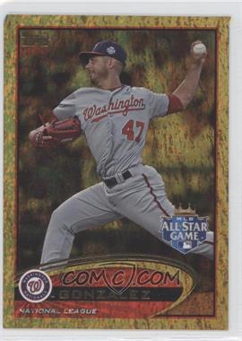 2012 Topps Update Series - [Base] - Gold Sparkle #US326 - All-Star - Gio Gonzalez