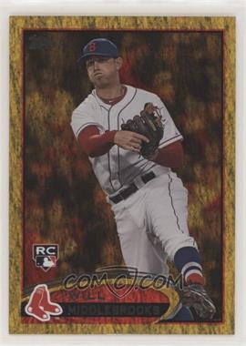 2012 Topps Update Series - [Base] - Gold Sparkle #US70 - Will Middlebrooks [EX to NM]