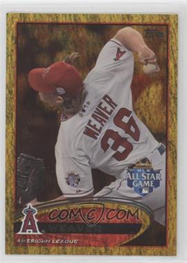 2012 Topps Update Series - [Base] - Gold Sparkle #US80 - All-Star - Jered Weaver