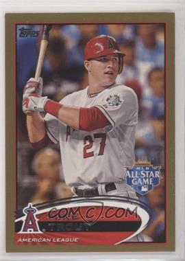 2012 Topps Update Series - [Base] - Gold #US144 - Mike Trout /2012