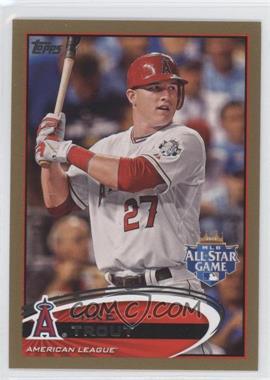2012 Topps Update Series - [Base] - Gold #US144 - Mike Trout /2012