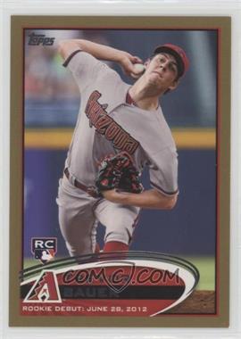 2012 Topps Update Series - [Base] - Gold #US212 - Rookie Debut - Trevor Bauer /2012