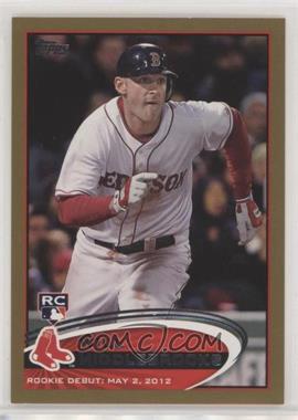 2012 Topps Update Series - [Base] - Gold #US265 - Rookie Debut - Will Middlebrooks /2012