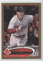 Rookie Debut - Will Middlebrooks #/2,012