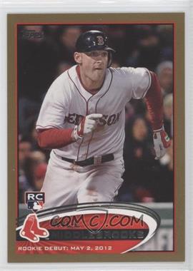 2012 Topps Update Series - [Base] - Gold #US265 - Rookie Debut - Will Middlebrooks /2012