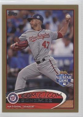 2012 Topps Update Series - [Base] - Gold #US326 - All-Star - Gio Gonzalez /2012