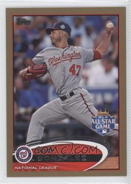 2012 Topps Update Series - [Base] - Gold #US326 - All-Star - Gio Gonzalez /2012