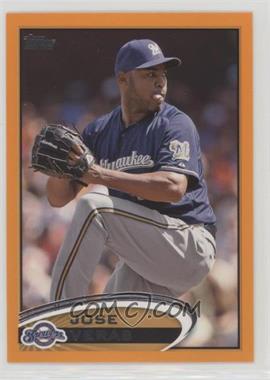 2012 Topps Update Series - [Base] - Holiday Factory Set Bonus Pack Orange #US143 - Jose Veras /210