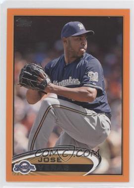 2012 Topps Update Series - [Base] - Holiday Factory Set Bonus Pack Orange #US143 - Jose Veras /210