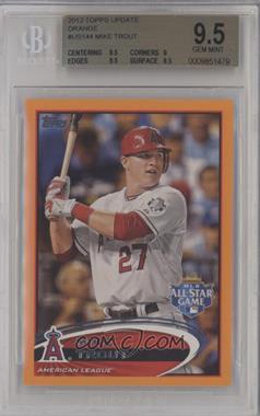 2012 Topps Update Series - [Base] - Holiday Factory Set Bonus Pack Orange #US144 - Mike Trout /210 [BGS 9.5 GEM MINT]