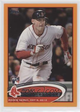 2012 Topps Update Series - [Base] - Holiday Factory Set Bonus Pack Orange #US265 - Rookie Debut - Will Middlebrooks /210